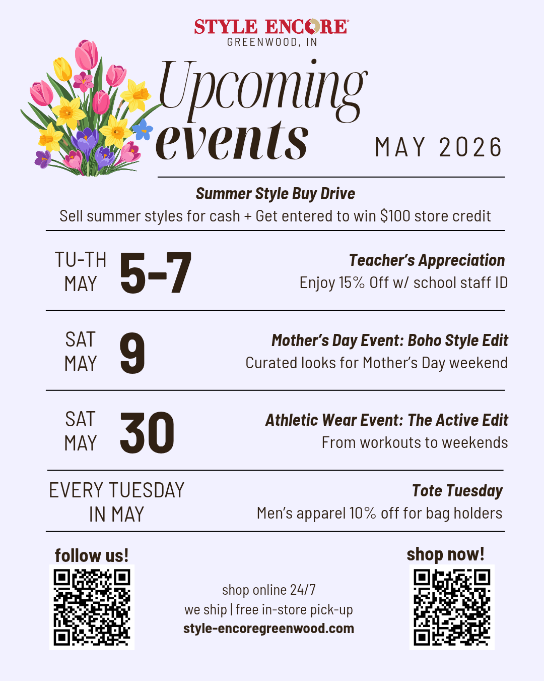 upcoming events